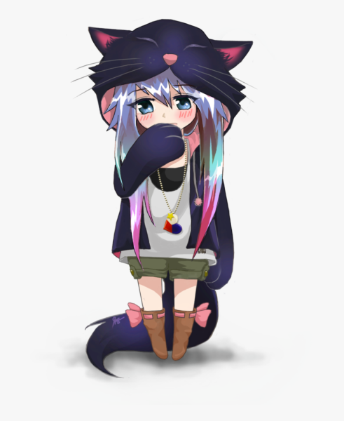 Аниме кот