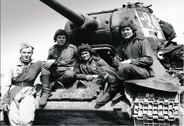 Экипаж танка т-34