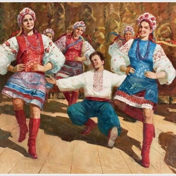 Народный танец живопись
