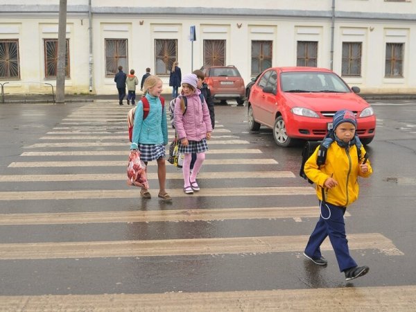 Пешеход на дороге
