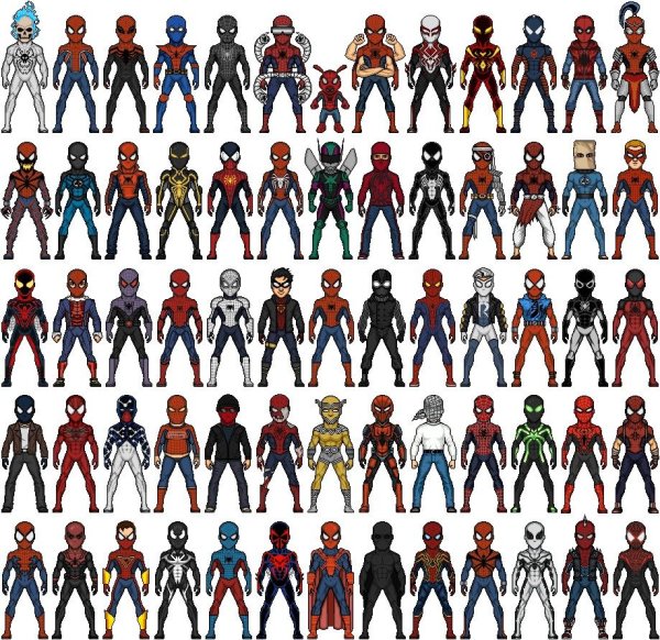 Marvels Spiderman костюмы