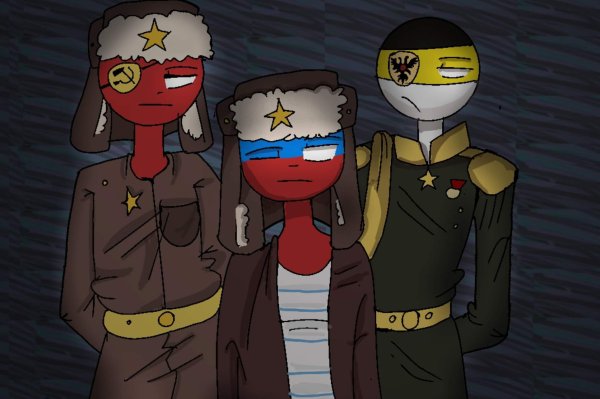 СССР И Россия Countryhumans