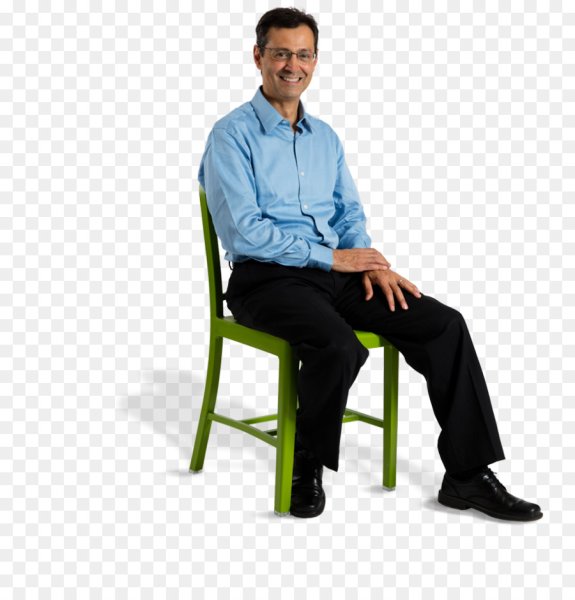 Человек сидит