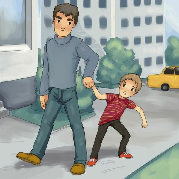 Незнакомец на улице для детей