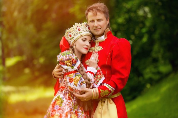 Свадьба в русском стиле