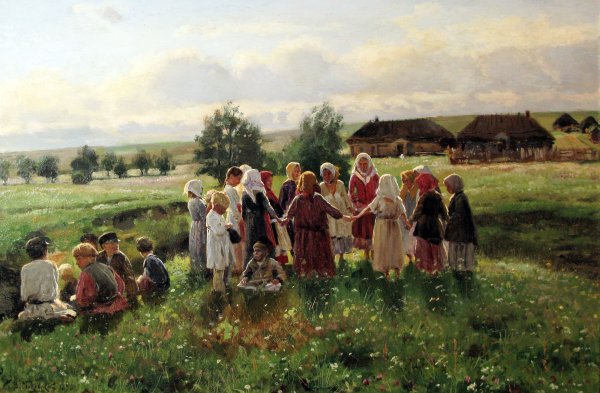 Владимир Егорович Маковский крестьянка