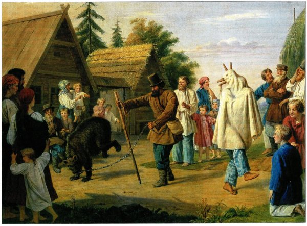 Скоморохи художник ф Рисс
