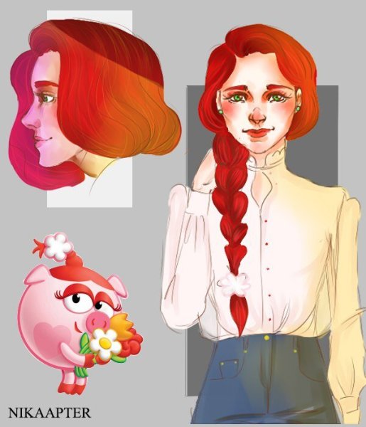 Нюша Смешарики хуманизация