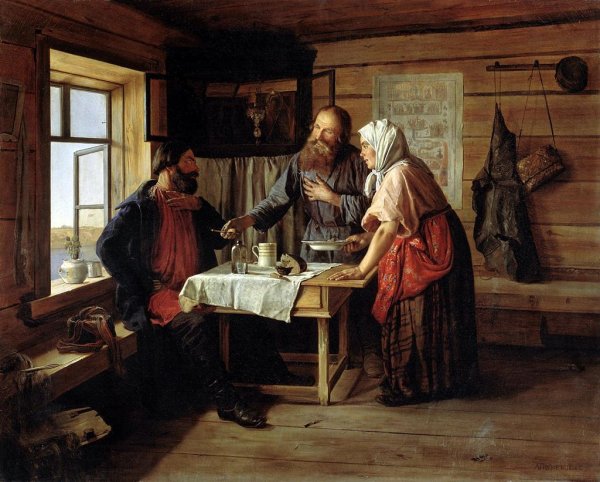 А. Попов. Демьянова уха. 1856