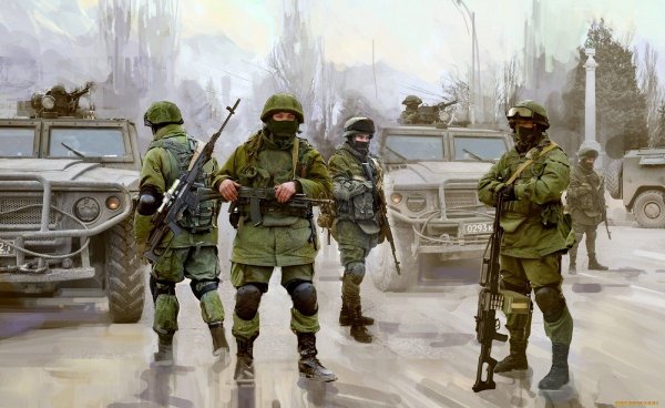 Вежливые люди звезда 1/35
