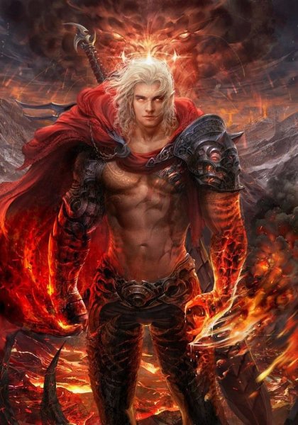 Legend of the cryptids демон мужчины