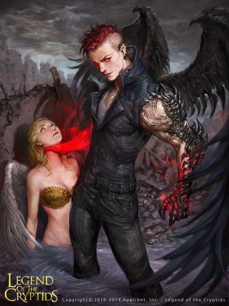 Legend of the cryptids ангел мужчина