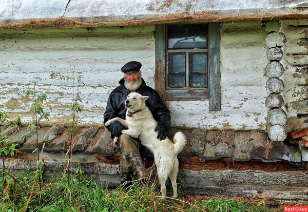 Люди в деревне