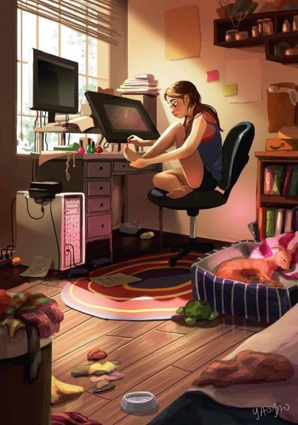 Иллюстратор YAOYAO ma van as
