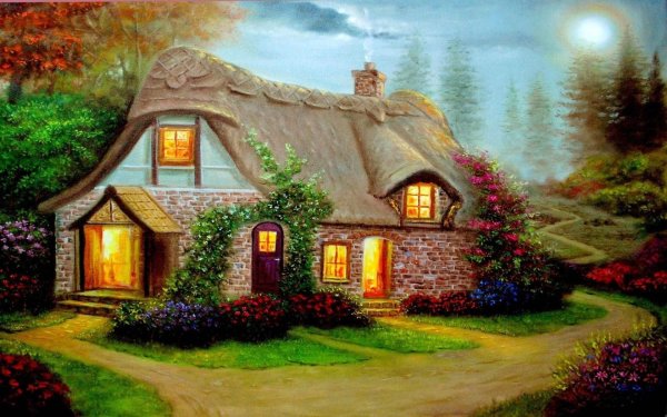 Томас Кинкейд Rosebud Cottage
