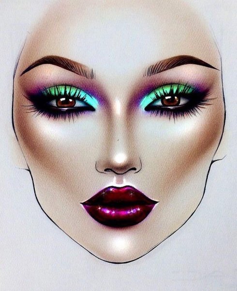 Face Chart для визажистов