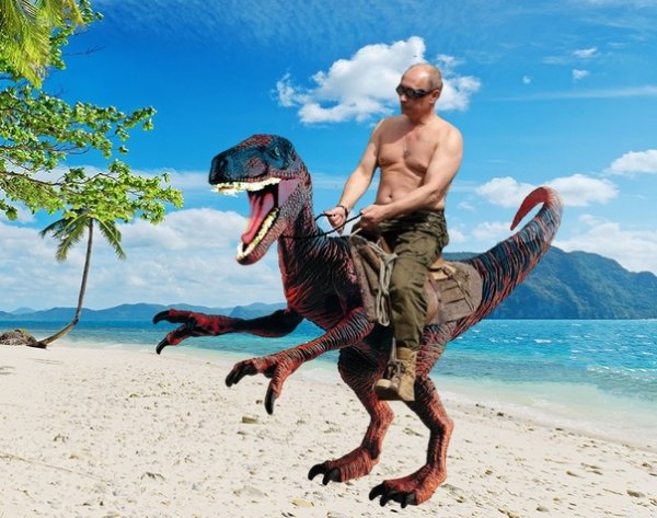 Верхом на динозавре
