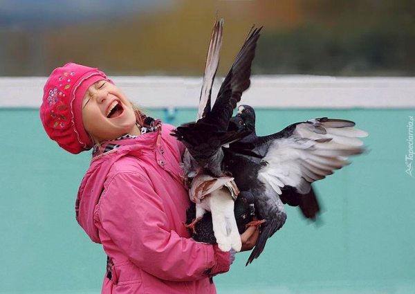 Человек голубь