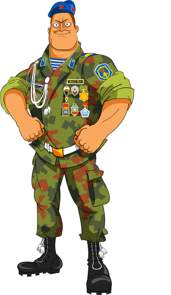 Мультяшные военные