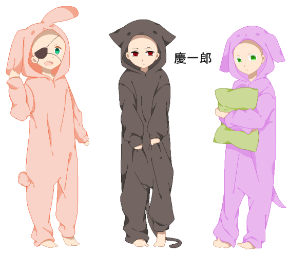Позы для рисования в кигуруми