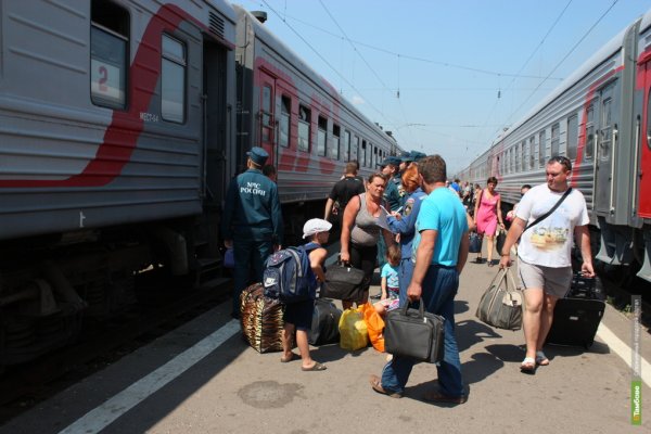 Пассажиры на перроне