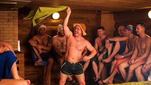 Корпоратив в бане мужской