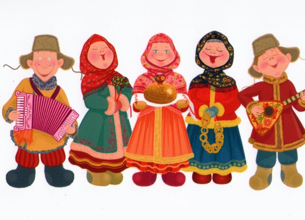 Русский фольклор иллюстрации