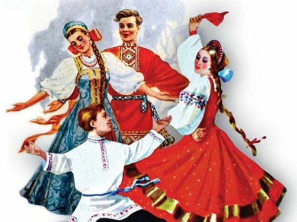 Русский народный танец кадриль
