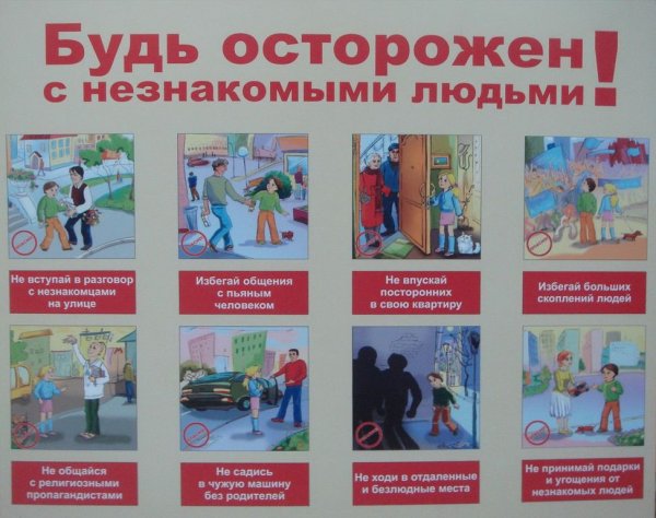 Безопасность осторожно незнакомец