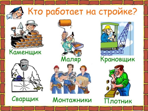 Строительные профессии