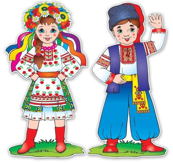 Национальный костюм украинцев детский