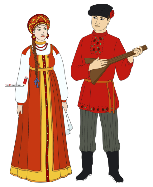 Национальный костюм русского народа