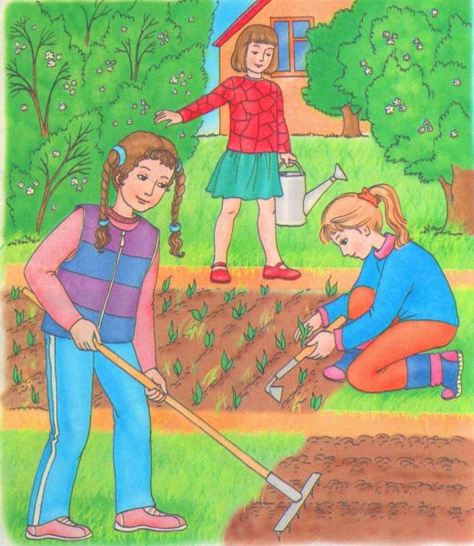 Рисунок РО бота в огороде