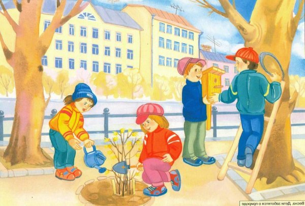 Весна для детей в детском саду