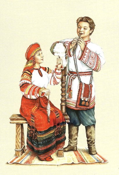 Русский народный костюм Орловской губернии мужской