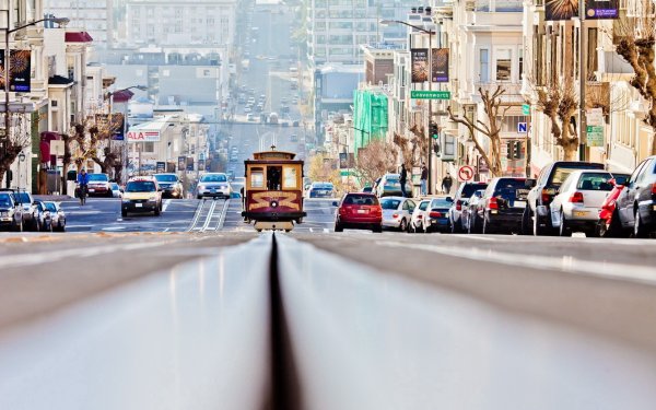 Трамвайная улица в Сан Франциско