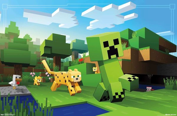 Игра Minecraft КРИПЕР И Оцелот
