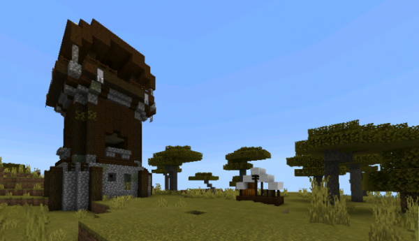 Minecraft башня разбойников