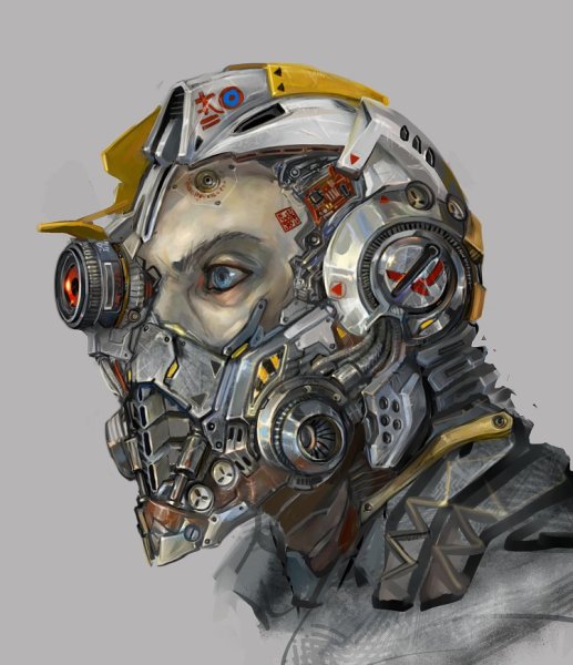 Арт Cyberpunk Robot