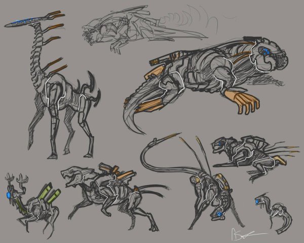 Horizon Zero Dawn Рыскарь арт