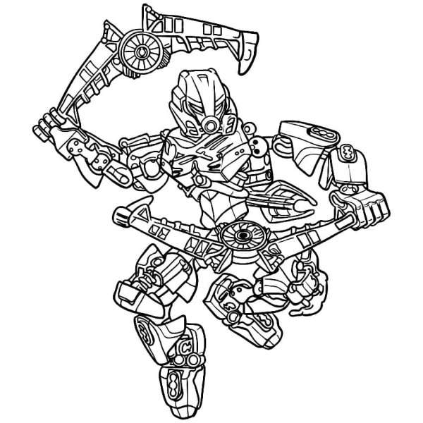 Раскраска LEGO Bionicle