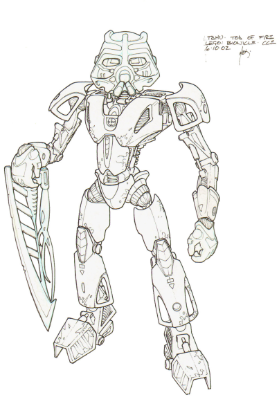 Лего Bionicle раскраска