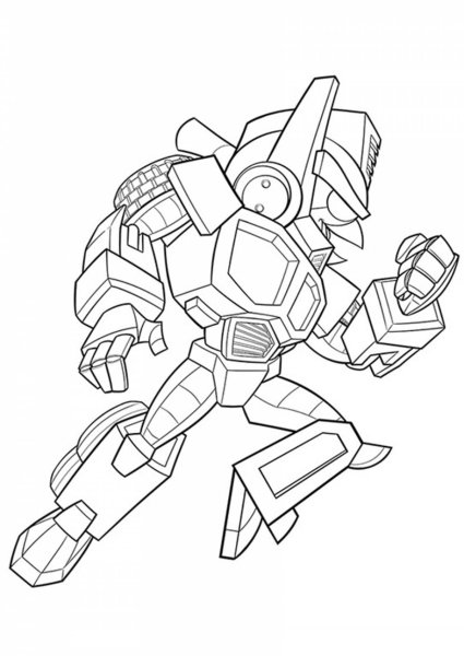 Angry Birds Transformers раскраска