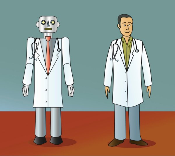 Робот медик рисунок