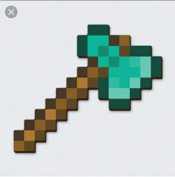 Minecraft алмазный топор