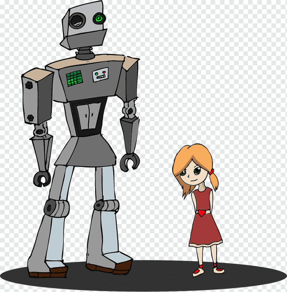 Robot рисунок для детей