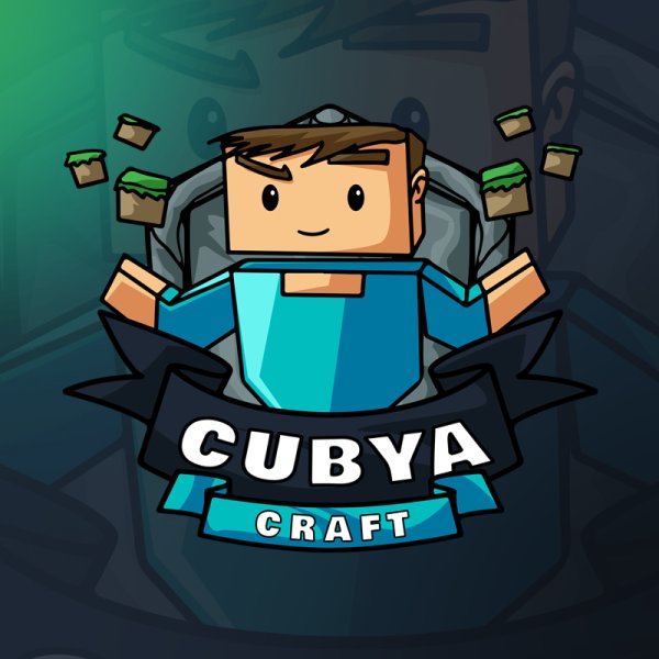 Minecraft логотип сервера