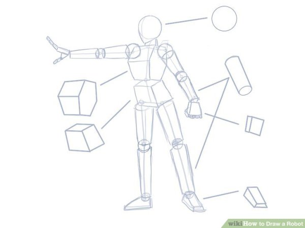 Схема рисования робота