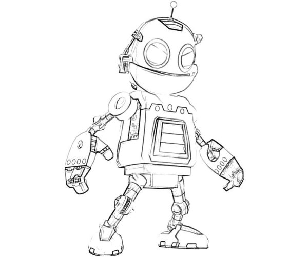 Ratchet and Clank раскраска