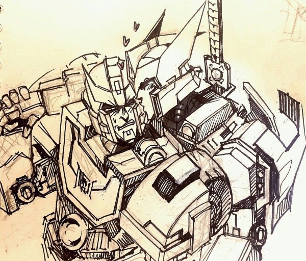 Дрифт x Ratchet IDW Transformers